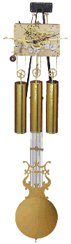 Featuring the Hermle 1171-850/114cm Triple Chime Cable Wound Movement